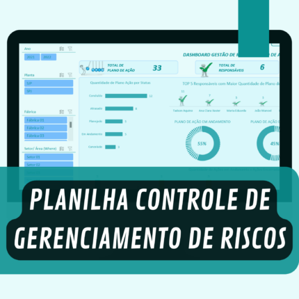 PLANILHA CONTROLE DE GERENCIAMENTO DE RISCOS